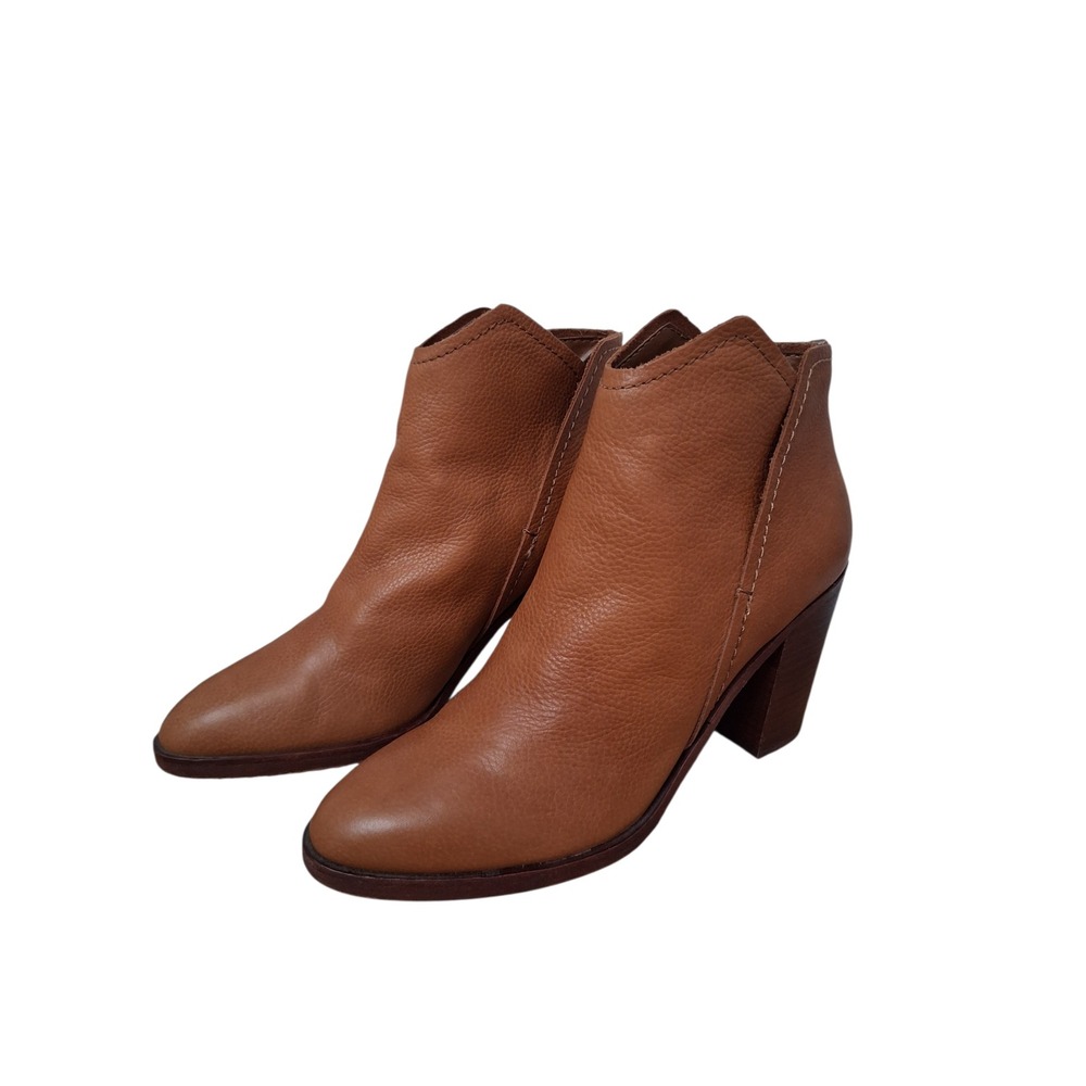 Dolce Vita Womens Shep Leather Women's size 9.5 Block Heel Ankle Casual Boots